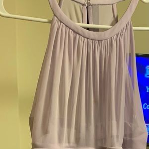 David’s bridal halter bridesmaid dress